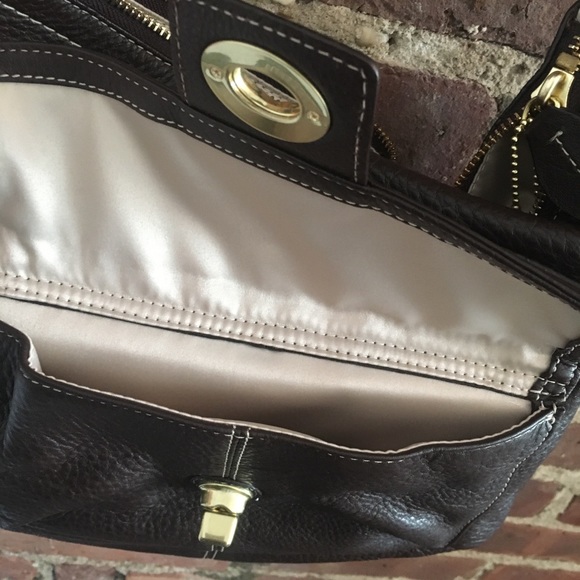 Coach dark brown leather shoulder bag - Picture 5 of 6